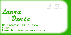 laura danis business card